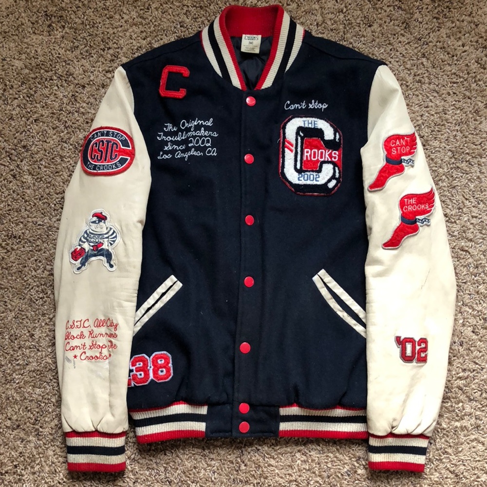 Crooks & Castles Varsity Letterman’s Jacket